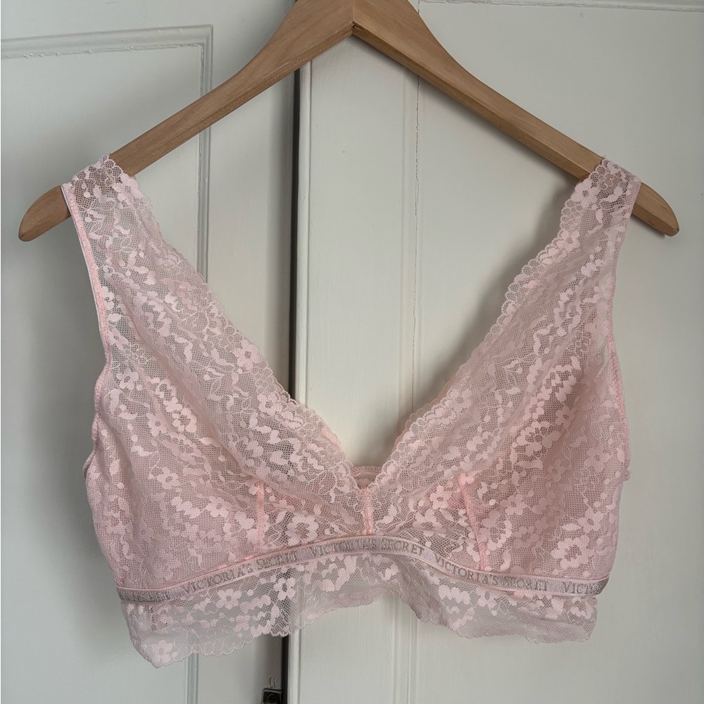 Victoria's Secret Light Pink Lace Bralette